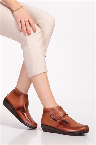 Brown Diabetic Orthopedic For Womens Casual Shoes
