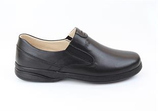 TOPTAN ORTOPEDiK DİYABETİK ERKEK AYAKKABI SİYAH DİA 110