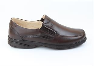 TOPTAN ORTOPEDiK DİYABETİK ERKEK AYAKKABI KAHVE DİA 101