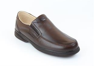 TOPTAN ORTOPEDiK DİYABETİK ERKEK AYAKKABI KAHVE DİA 101