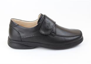TOPTAN ORTOPEDiK DİYABETİK ERKEK AYAKKABI SİYAH DİA 103