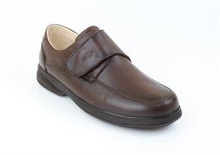 TOPTAN ORTOPEDiK DİYABETİK ERKEK AYAKKABI KAHVE DİA 103