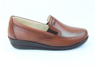 TOPTAN ORTOPEDiK DİYABETİK KADIN AYAKKABI TABA DİA 006