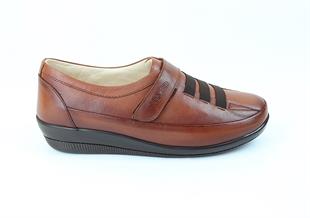 TOPTAN ORTOPEDiK DİYABETİK KADIN AYAKKABI TABA DİA 004