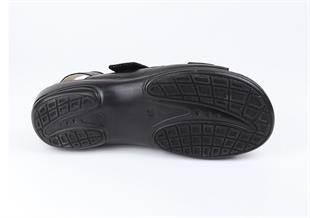 TOPTAN ORTOPEDiK DİYABETİK KADIN SANDALET SİYAH DİA 020