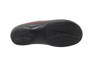 TOPTAN ORTOPEDiK DİYABETİK KADIN TERLİK BORDO DİA 018