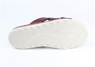 TOPTAN ORTOPEDiK DİYABETİK KADIN TERLİK BORDO DİA 125