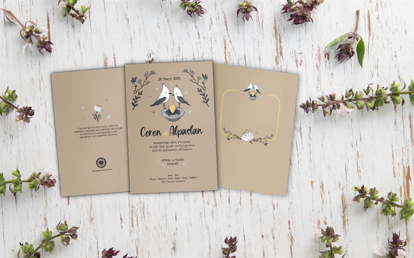 Aramızda Aşk Var Kraft Davetiye