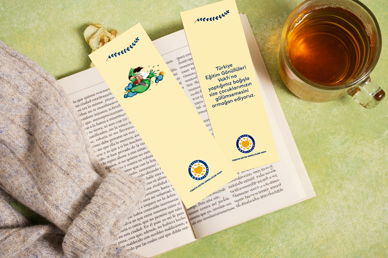 Görkem Şengüler TEGV Özel Tasarımı Lovebird Kitap Ayracı