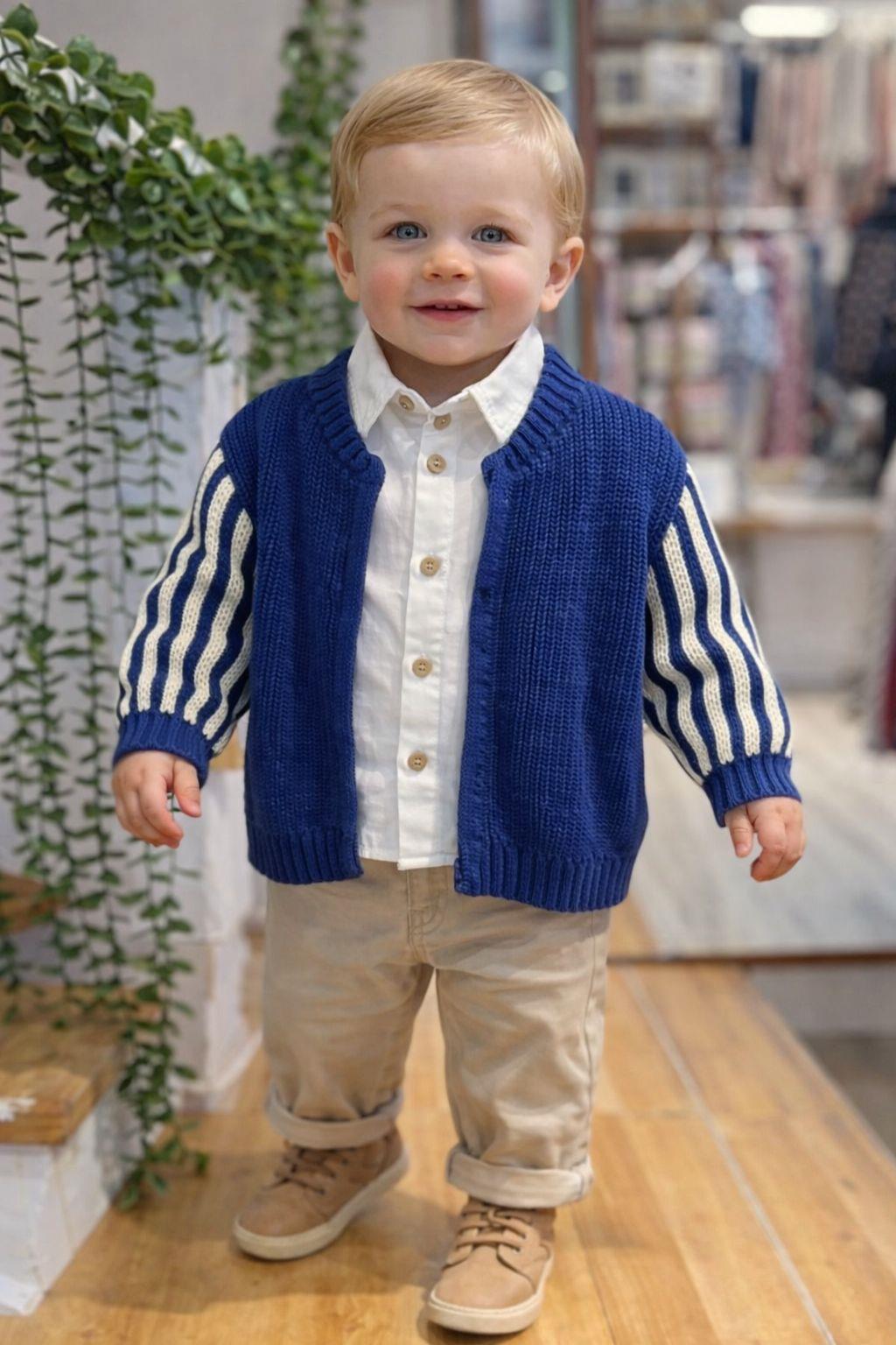 126022 6-24 AY TRİKO HIRKA 3 LÜ TAKIM