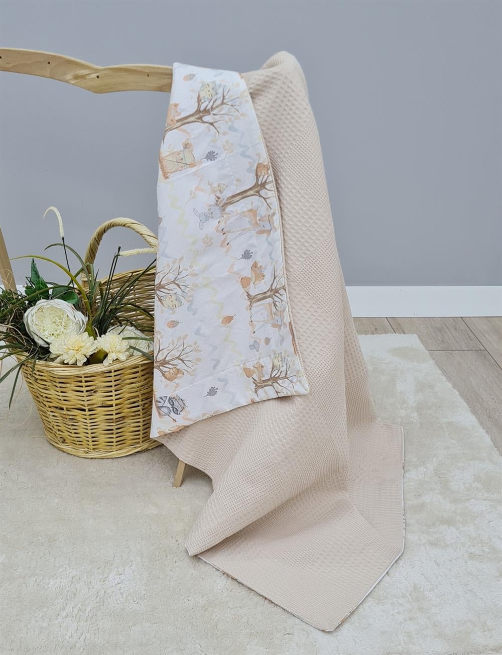 BEJ ORMAN PİKE POPLİN BATTANİYE