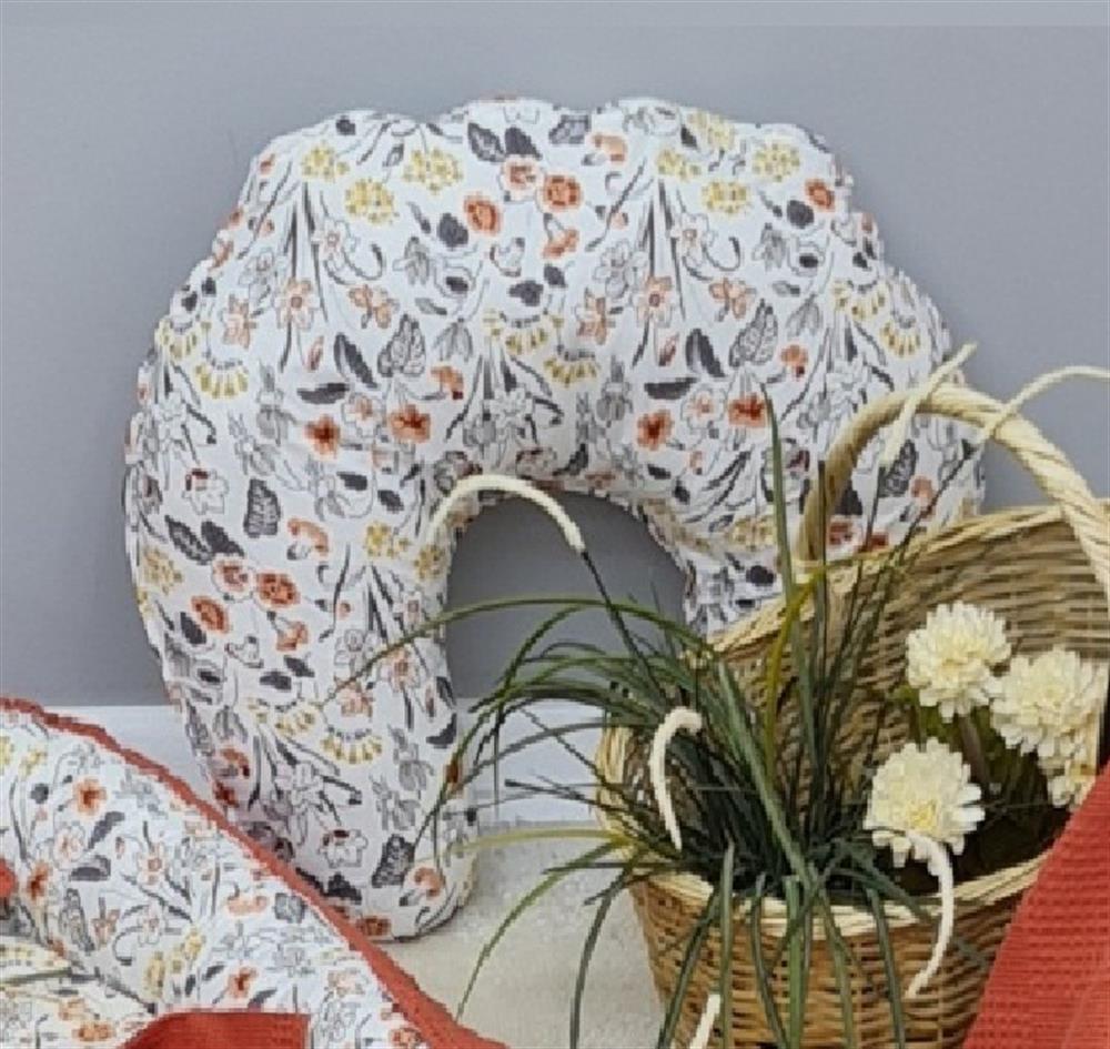 KİREMİT ÇİÇEKLER EMZİRME MİNDERİ