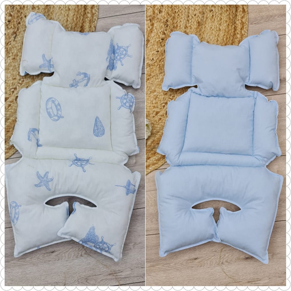 MAVİ DENİZCİ PUSET MİNDERİ