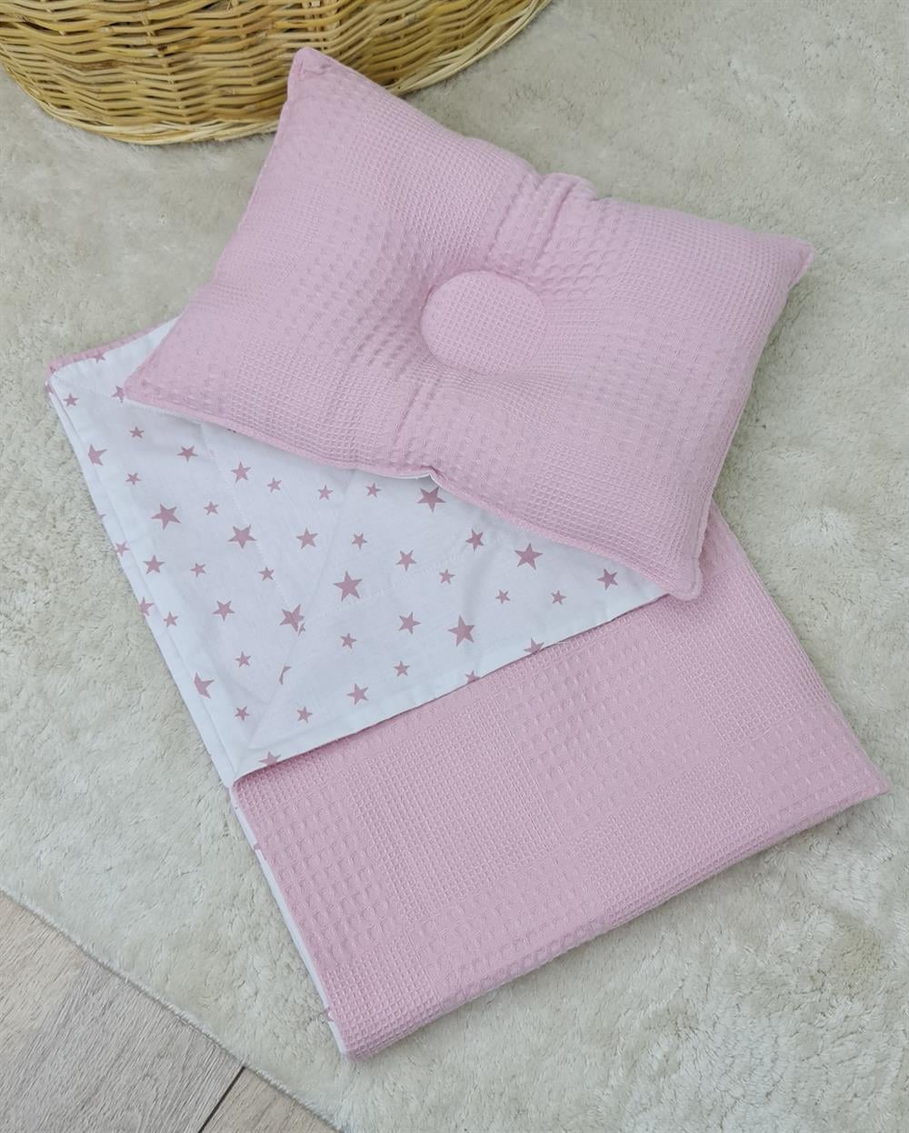 PUDRA YILDIZ PİKE POPLİN BATTANİYE