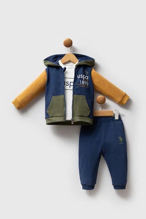 USB2574 U.S.POLO ASSN ERKEK BEBEK 3LÜ TAKIM