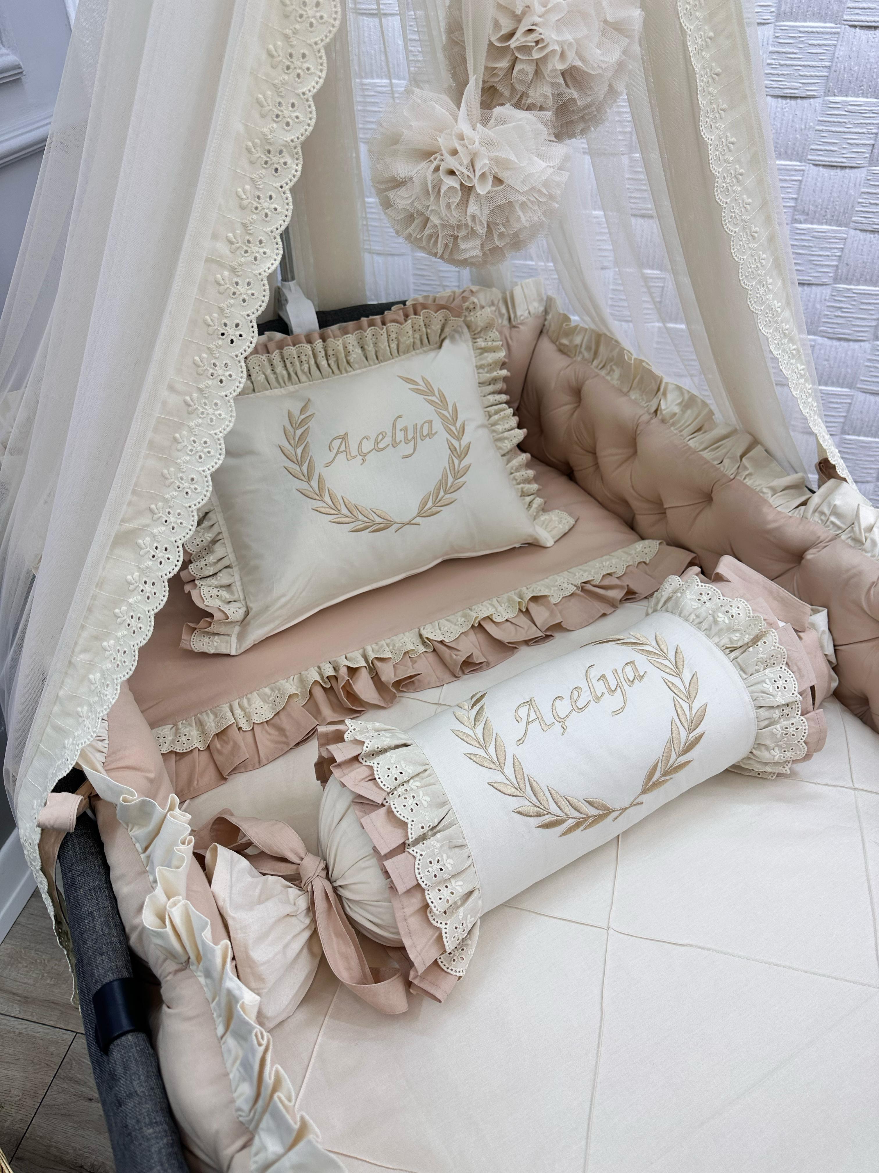  Dantelli Beşik Boy Cibinlik 