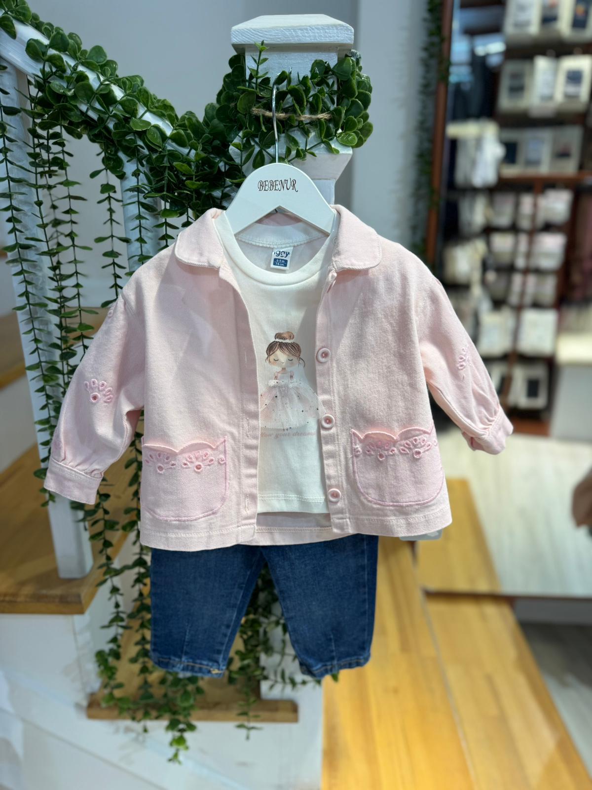 126051 6-24 AY DANTEL CEPLİ 3LÜ TAKIM