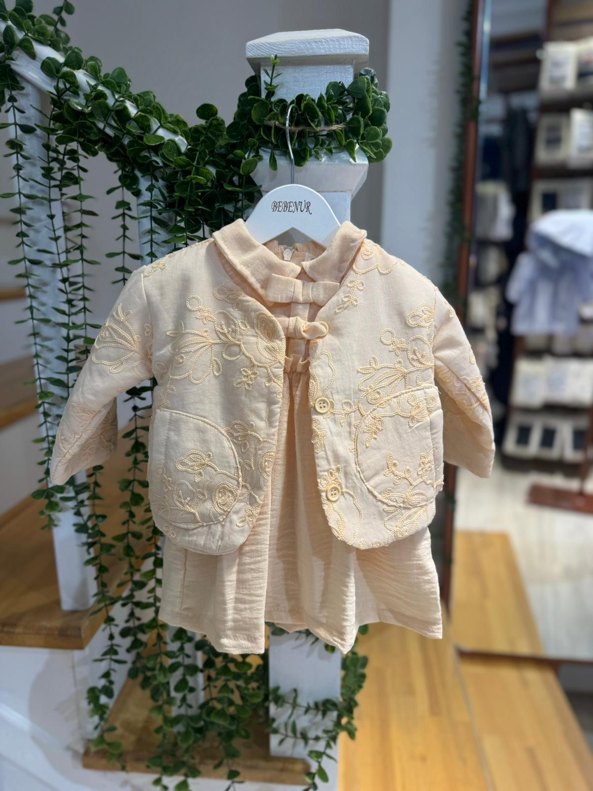 5437 SOMON 6-24 AY ROSE ELBİSELİ TAKIM