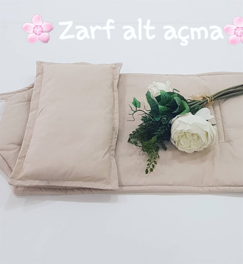 BEJ PİKE ZARF AÇMA MİNDERİ