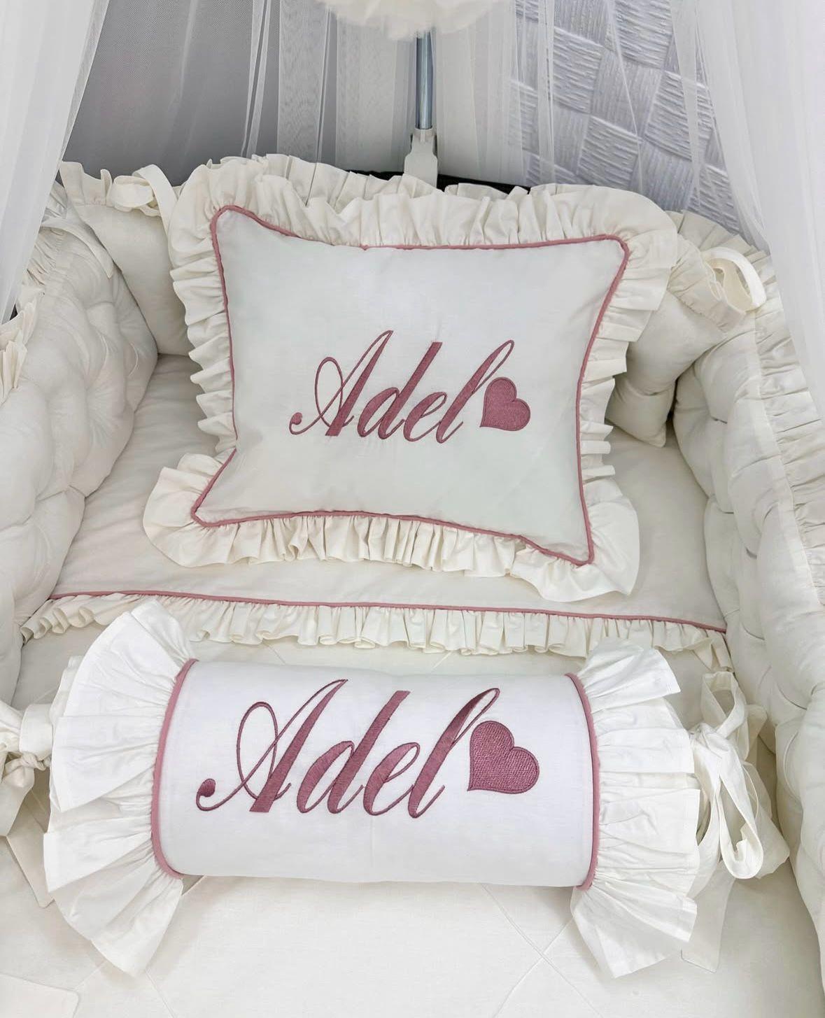 EKRU PUDRA BİYELİ ŞEKER YASTIK