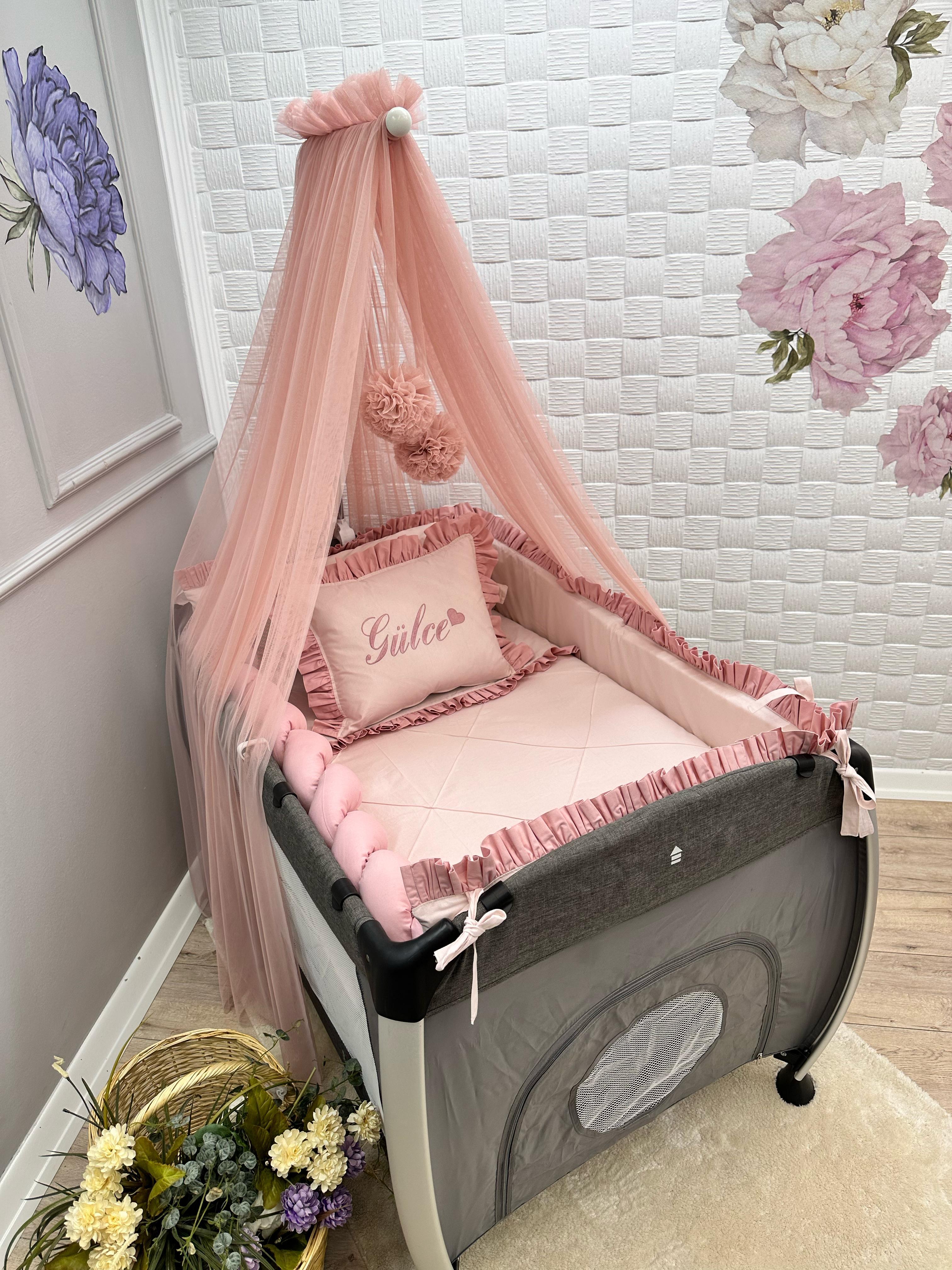 ELEGANT  AÇIK PUDRA  KOYU PUDRA FIRFIRLI PARK BEŞİK UYKU SETİ 