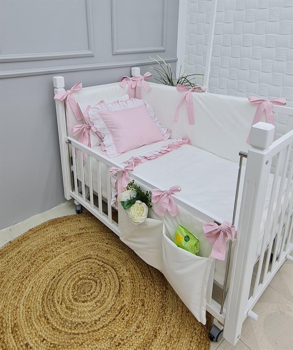 PEMBE FIRFIRLI BEBEK UYKU SETİ 