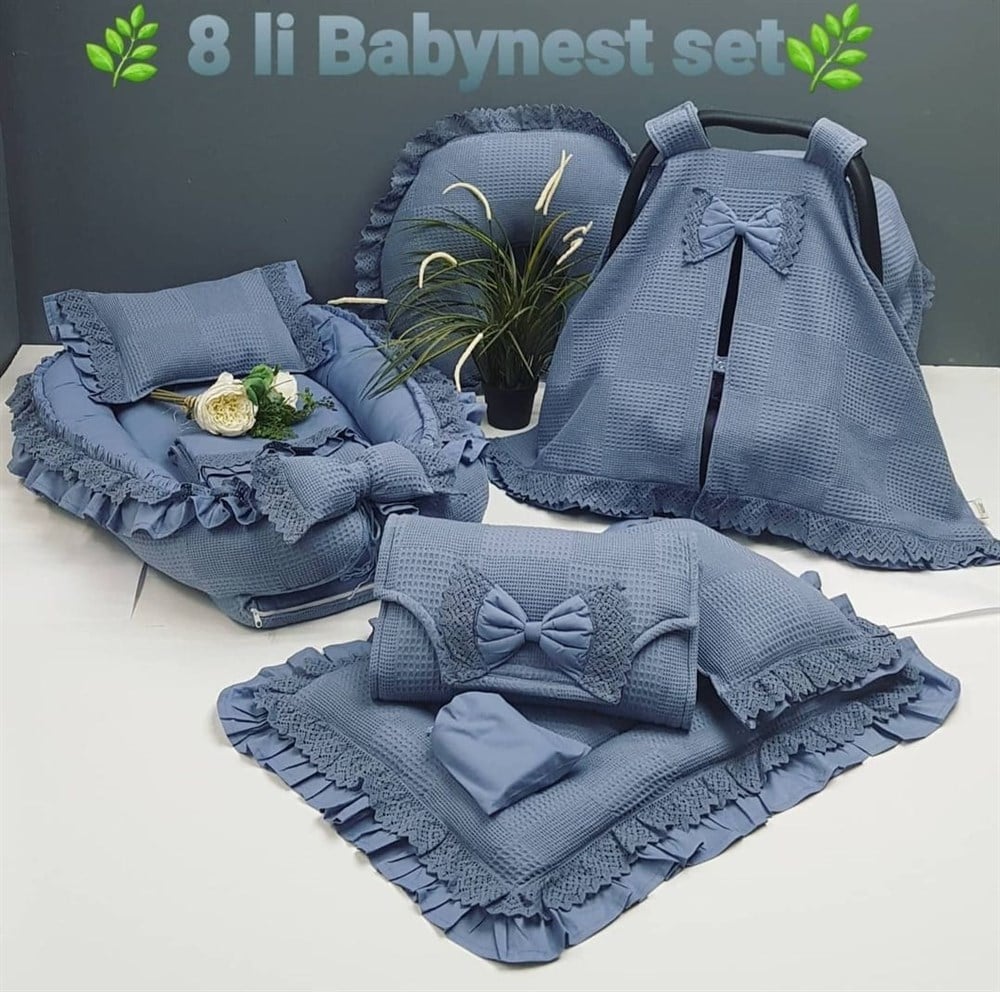 PİKE İNDİGO BABYNEST 8 Lİ SET 