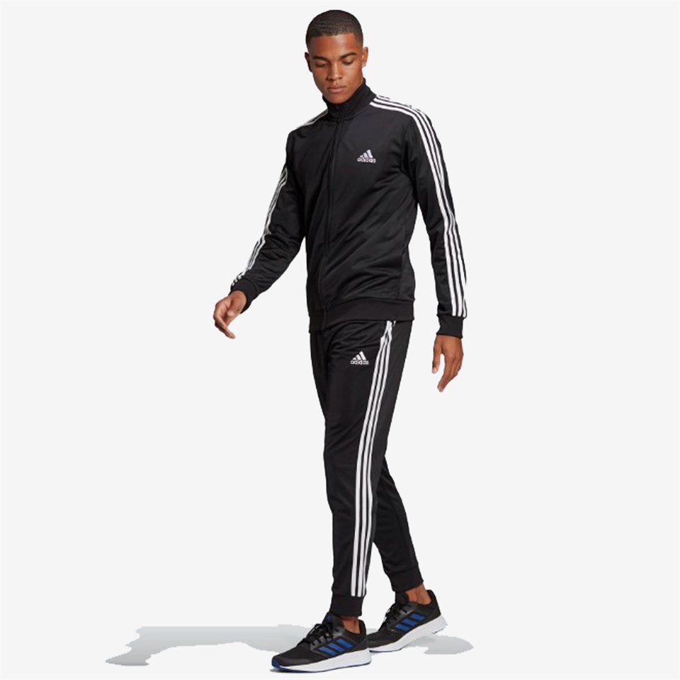 Adidas M Sportswear Basic 3-Stripes Tricot Track Suit Set Erkek Eşofman Takımı