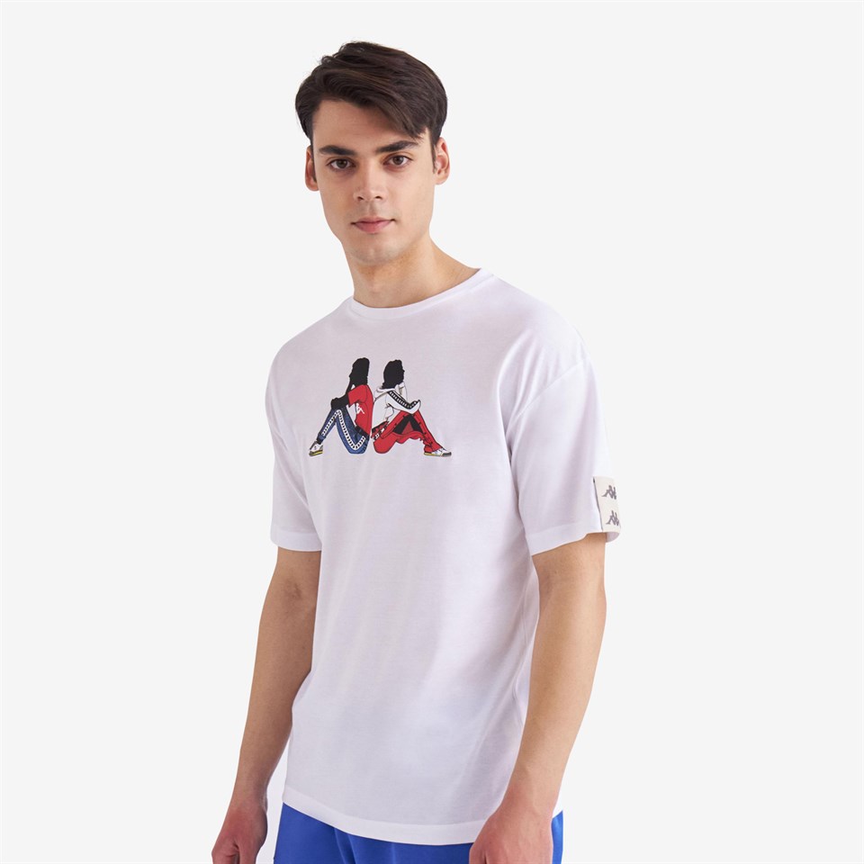 Kappa 222 Banda Pop T-Shirt Erkek Günlük Tişört 381G43W-ALQ | Samuray Sport