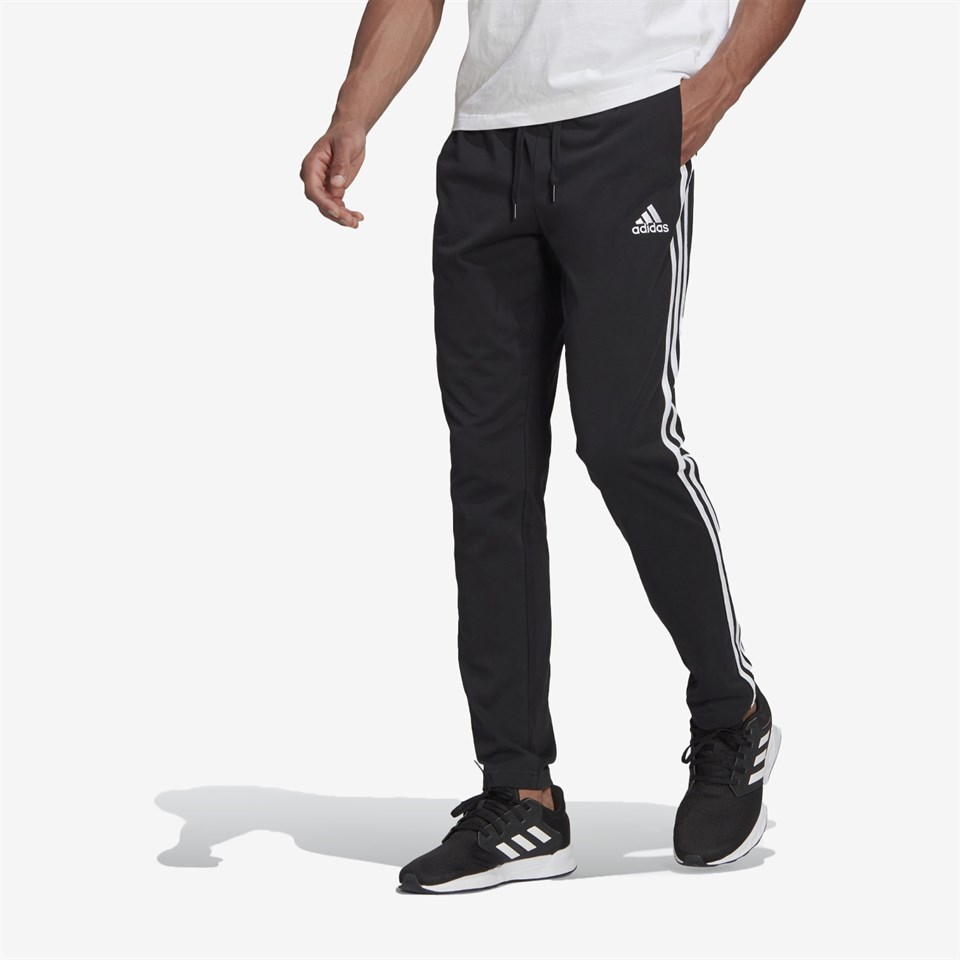 Adidas M 3-Stripes Single Jersey Tapered Open Hem Pant Erkek Eşofman Altı