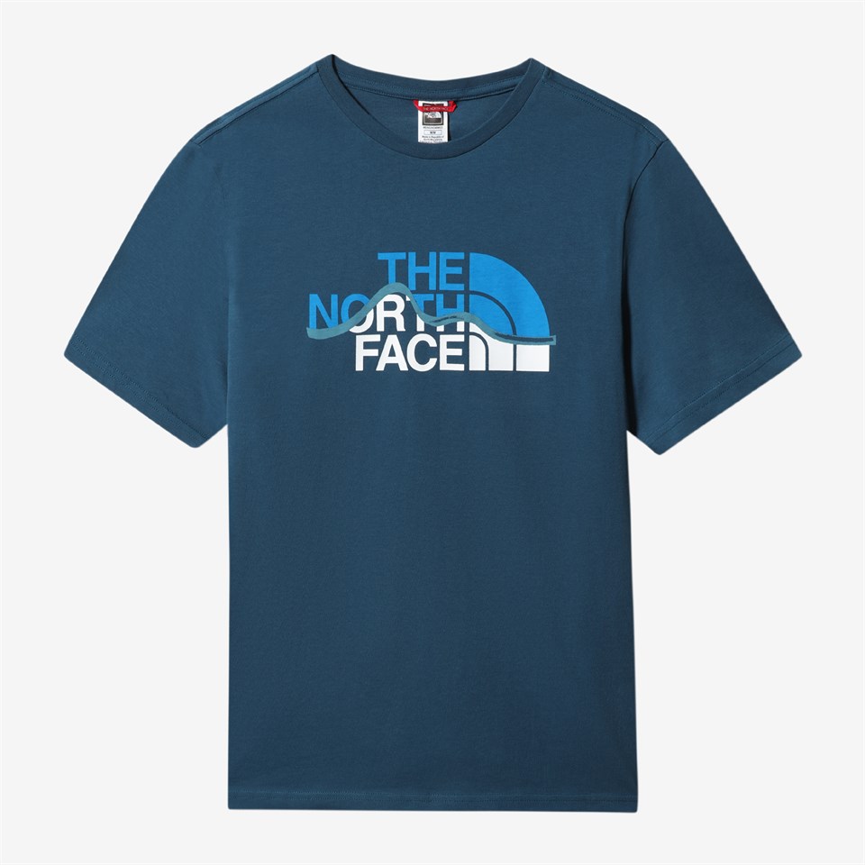 The North Face M S/S Mountain Line Tee Erkek Günlük Tişört