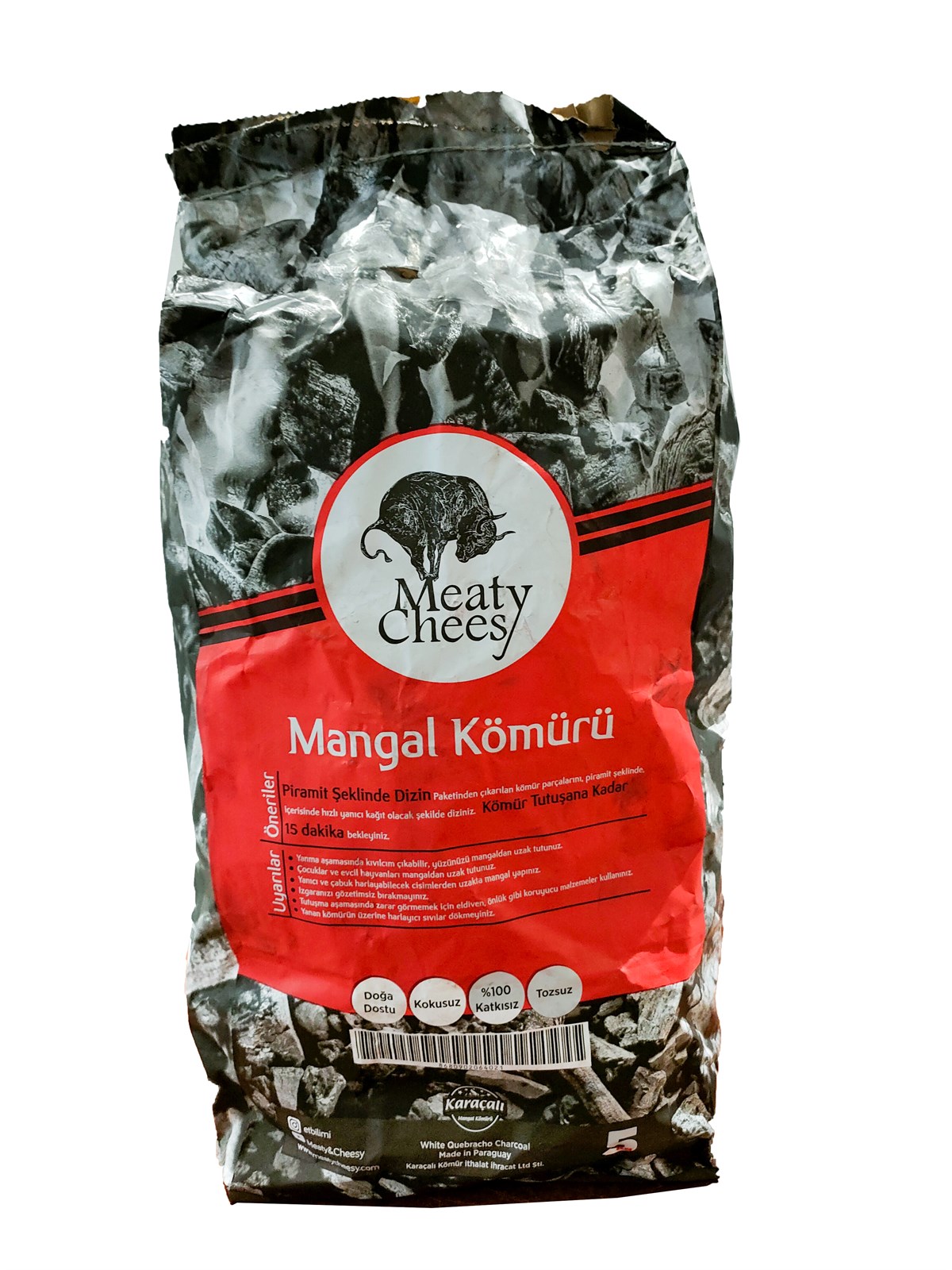 Özel Seçme Paraguay Mangal Kömürü (5 kg) - Meaty&Cheesy