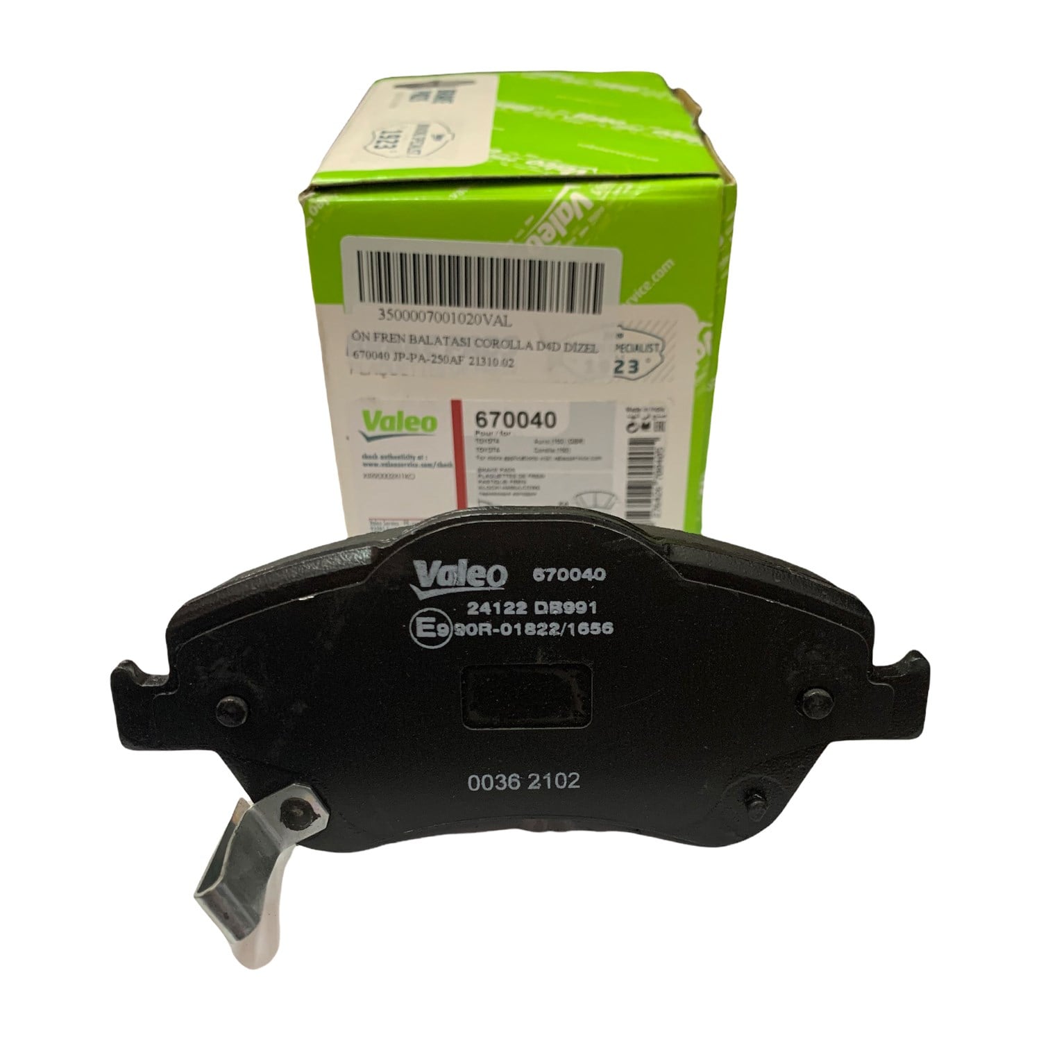 VALEO Toyota Auris Dizel Ön Fren Balatası 2007-2012