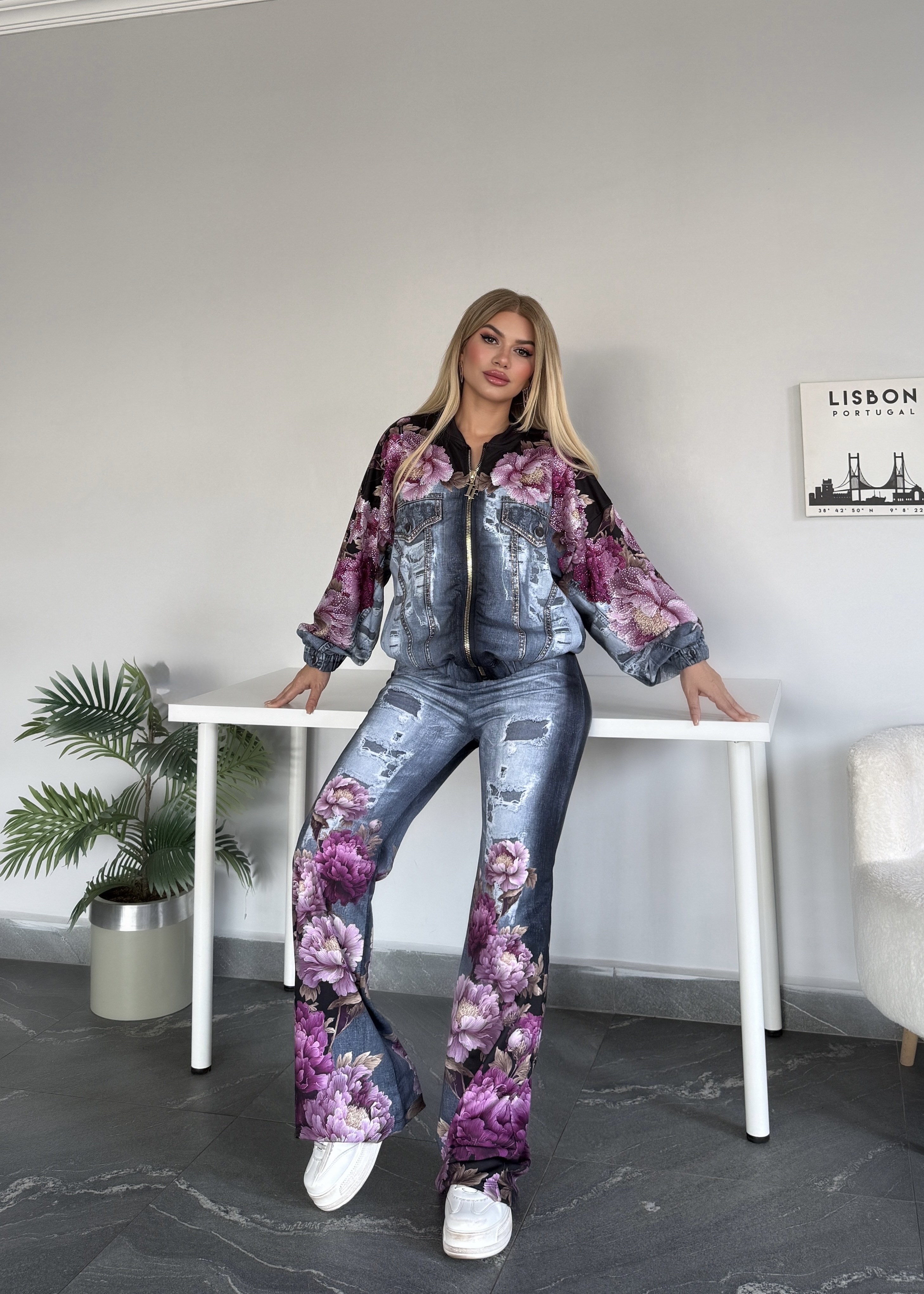 Bloom takım 2 Li kahve mavi  