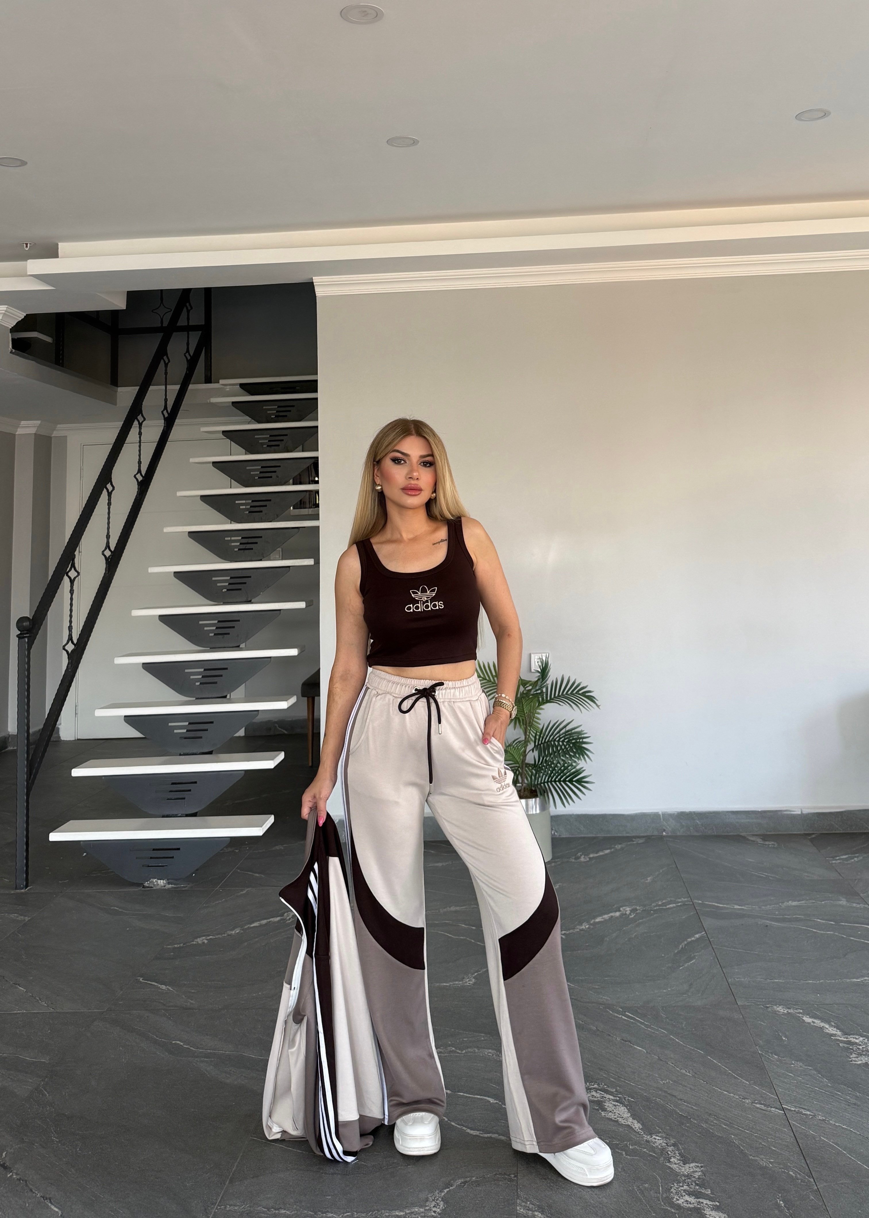 Lina 3 lü takım kahve 