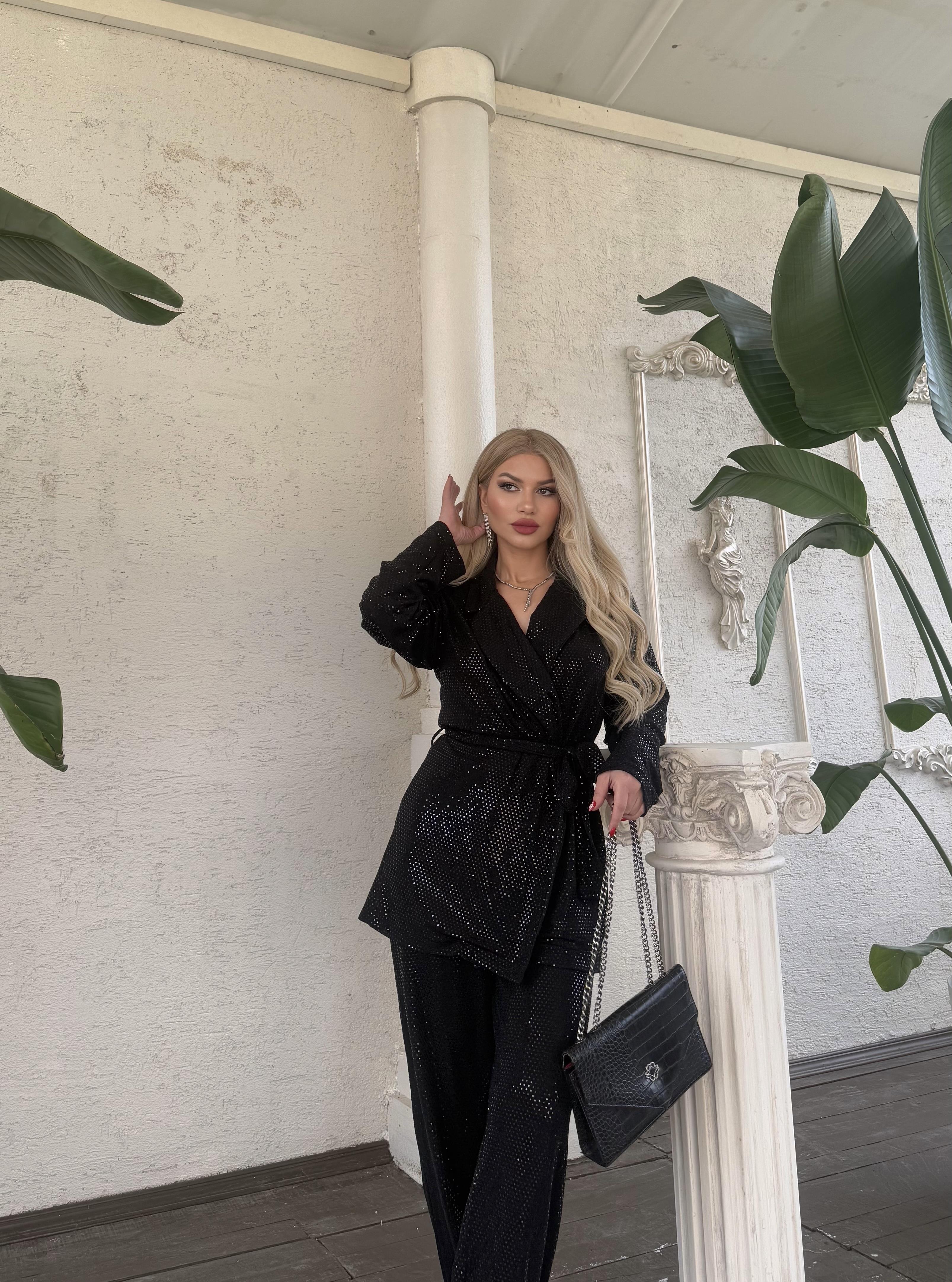 Zara marka pırıltılı ceket pantolon takım 