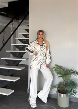 3 lü Puantiye takım beyaz 