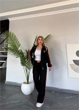 Ajurlu takım siyah 