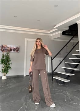 BB metal zımbalı takım kahve 