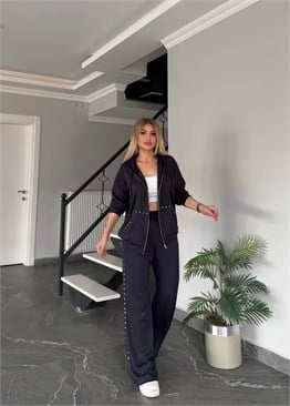 BB Sıra taşlı takım füme 