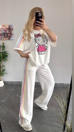 H.Kitty takım beyaz 