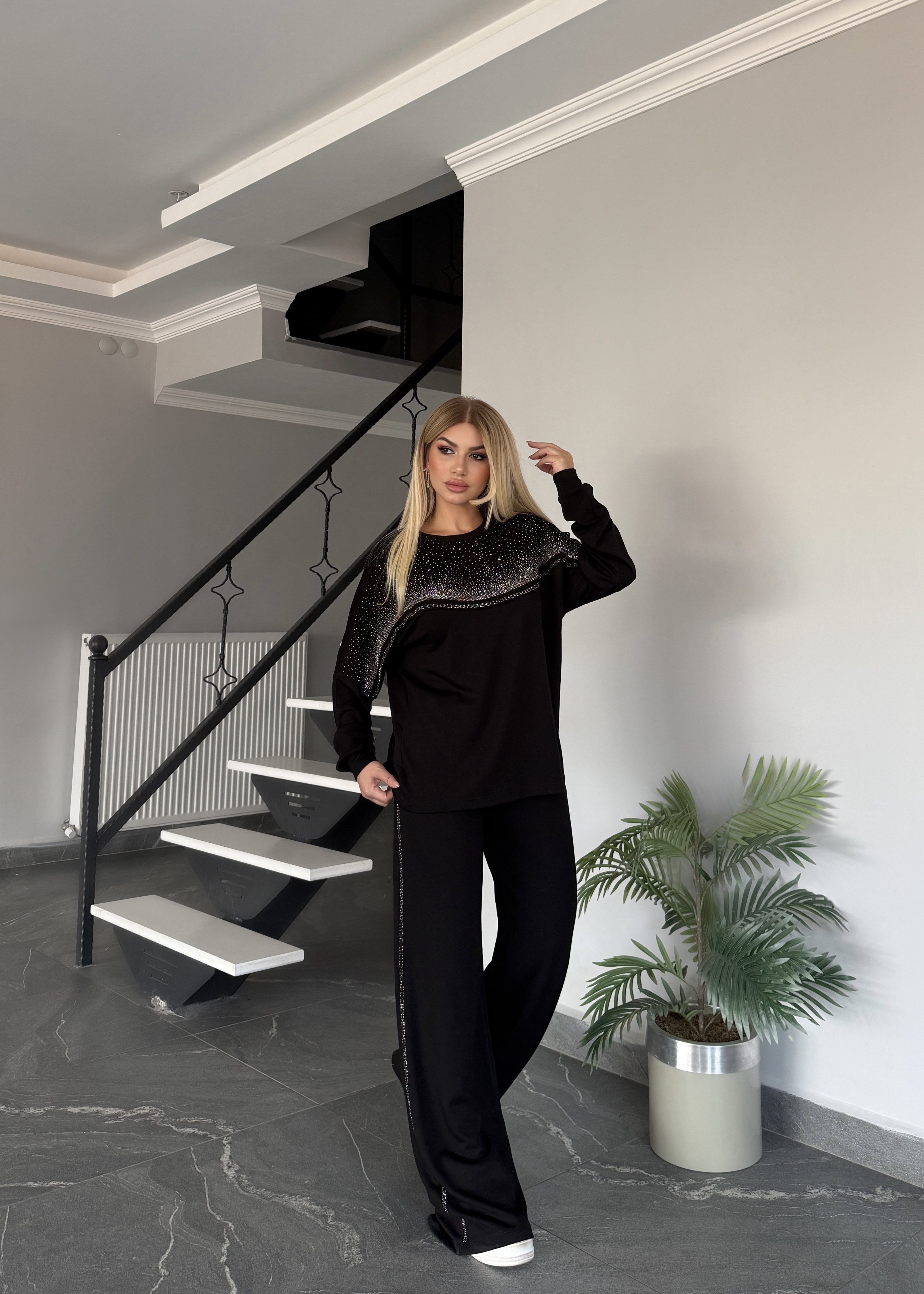 BB Glam takım siyah 