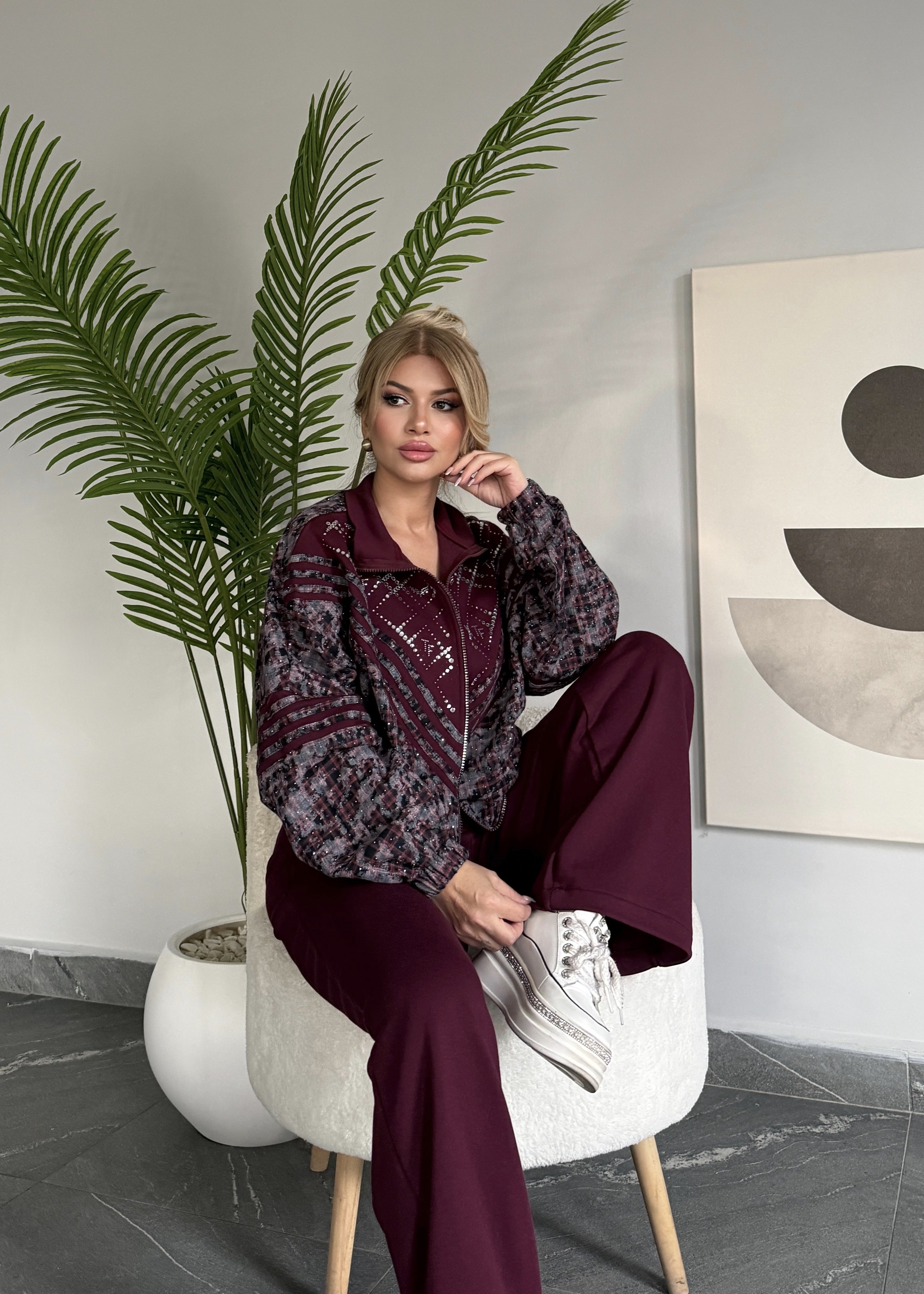 Vera Takım Bordo 