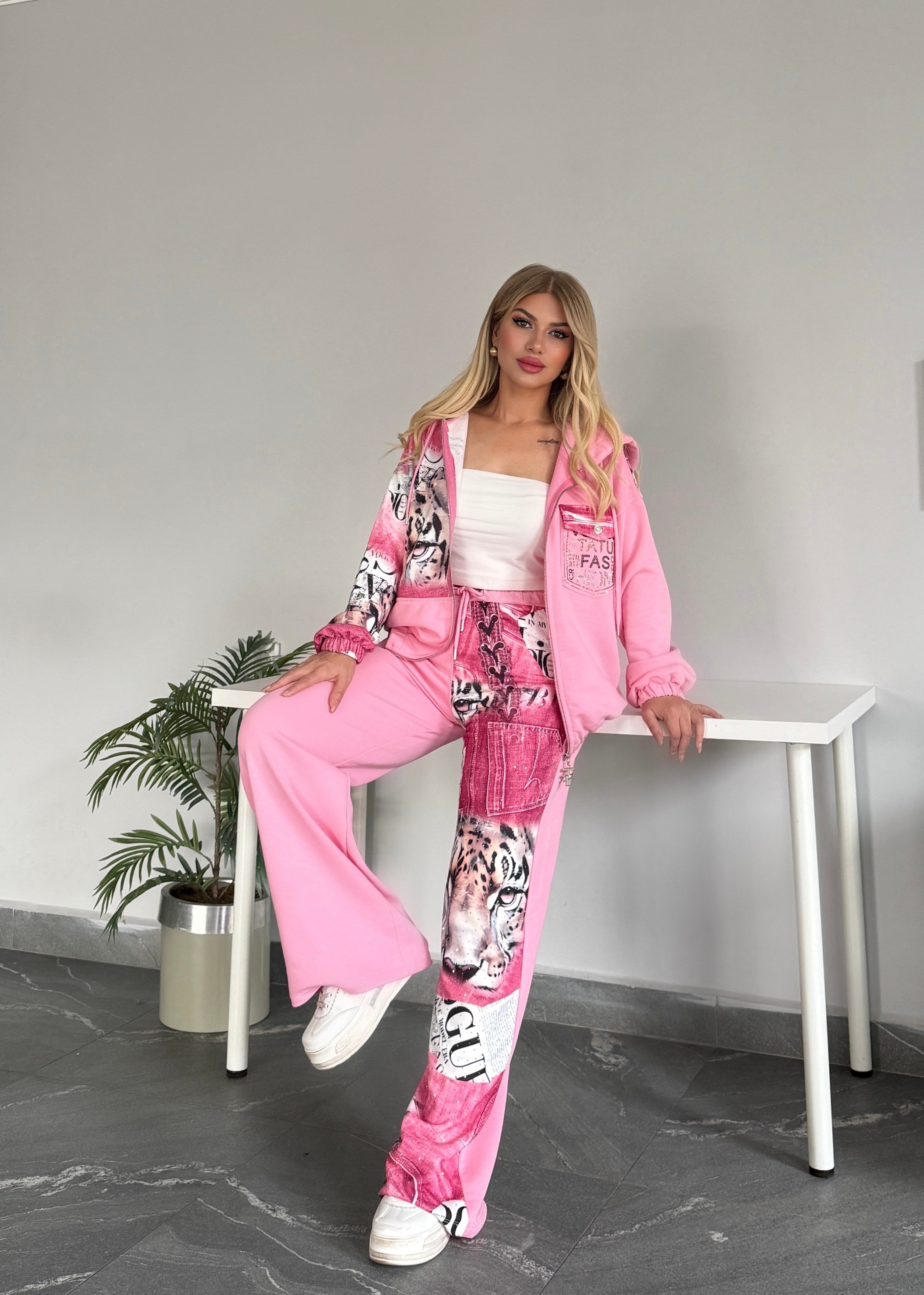Vogue Tiger Takım Pembe 