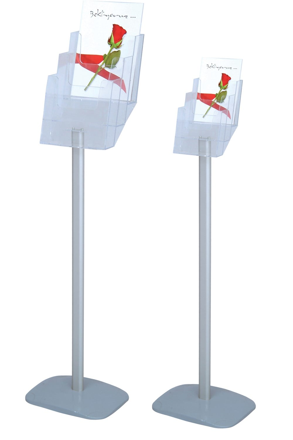 Tek Ayaklı Katlı Broşürlük