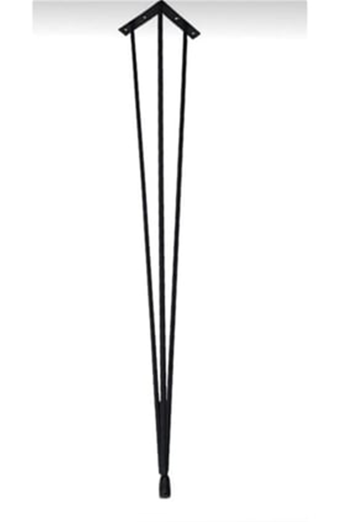 AYAK DEMIR 72 CM SIYAH 10 MM PINGOLU