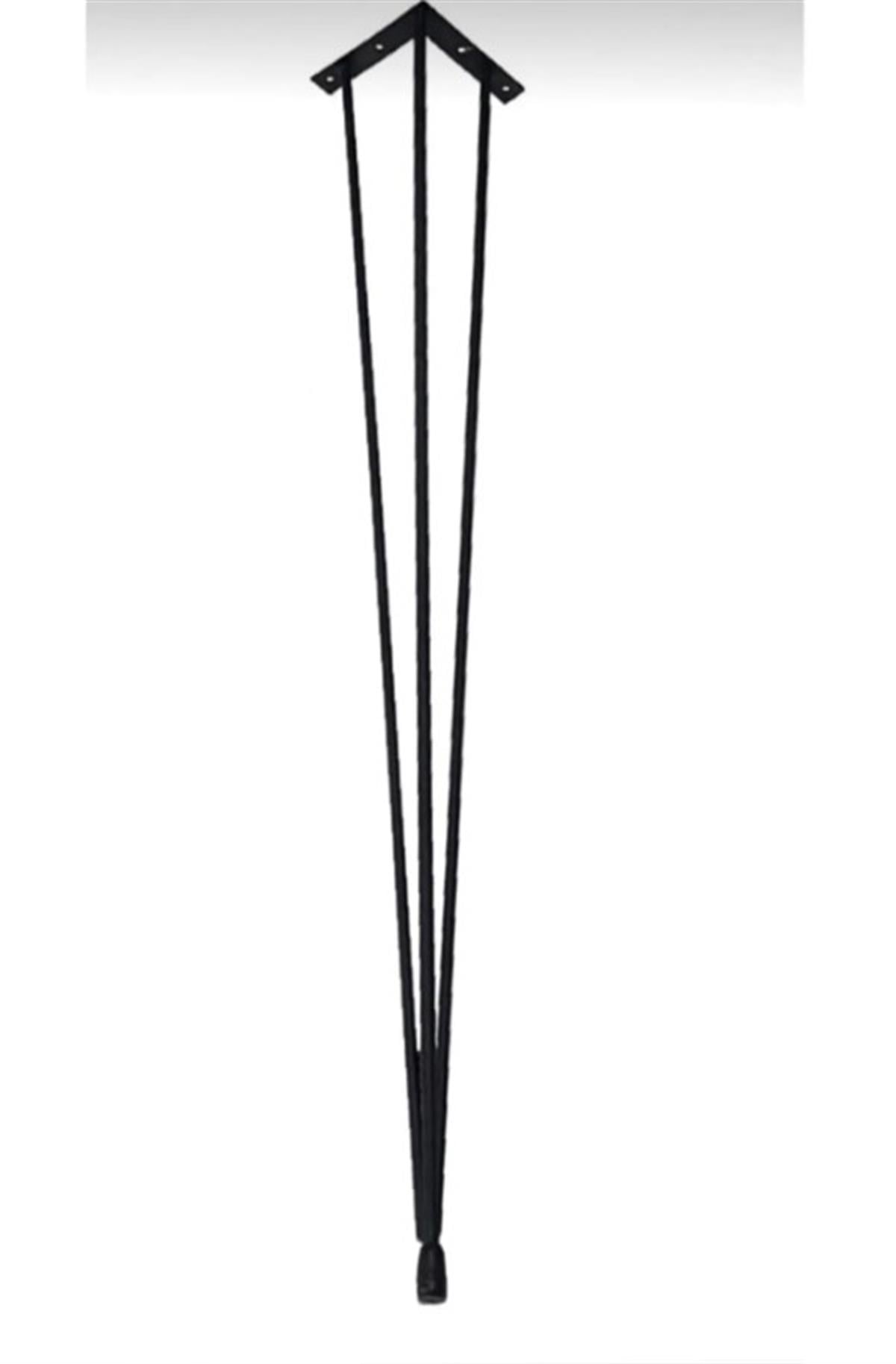 AYAK DEMIR 73 CM SIYAH 10 MM PINGOLU