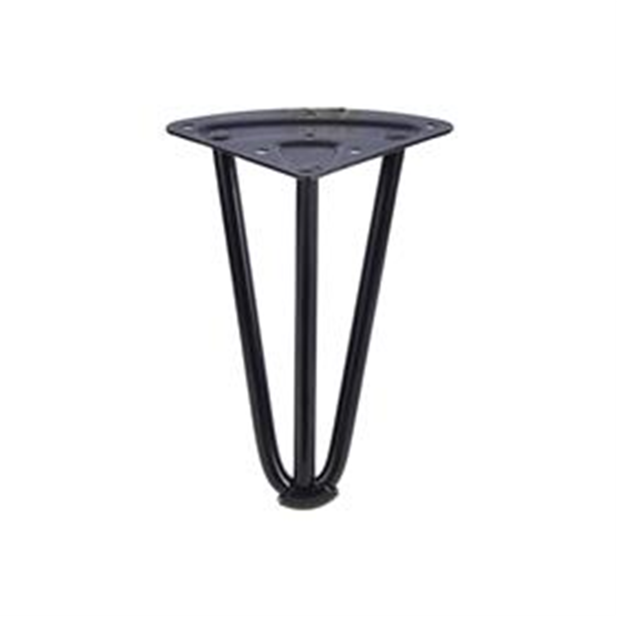 AYAK MANOLYA METAL 15 cm MAT SİYAH