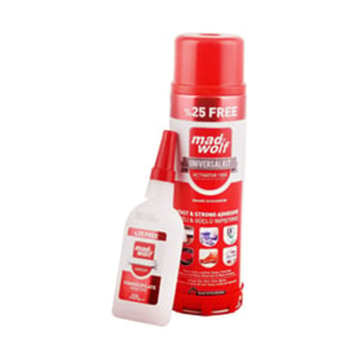 HIZLI YAPISTIRICI MADWOLF (500 ml + 125 ml)
