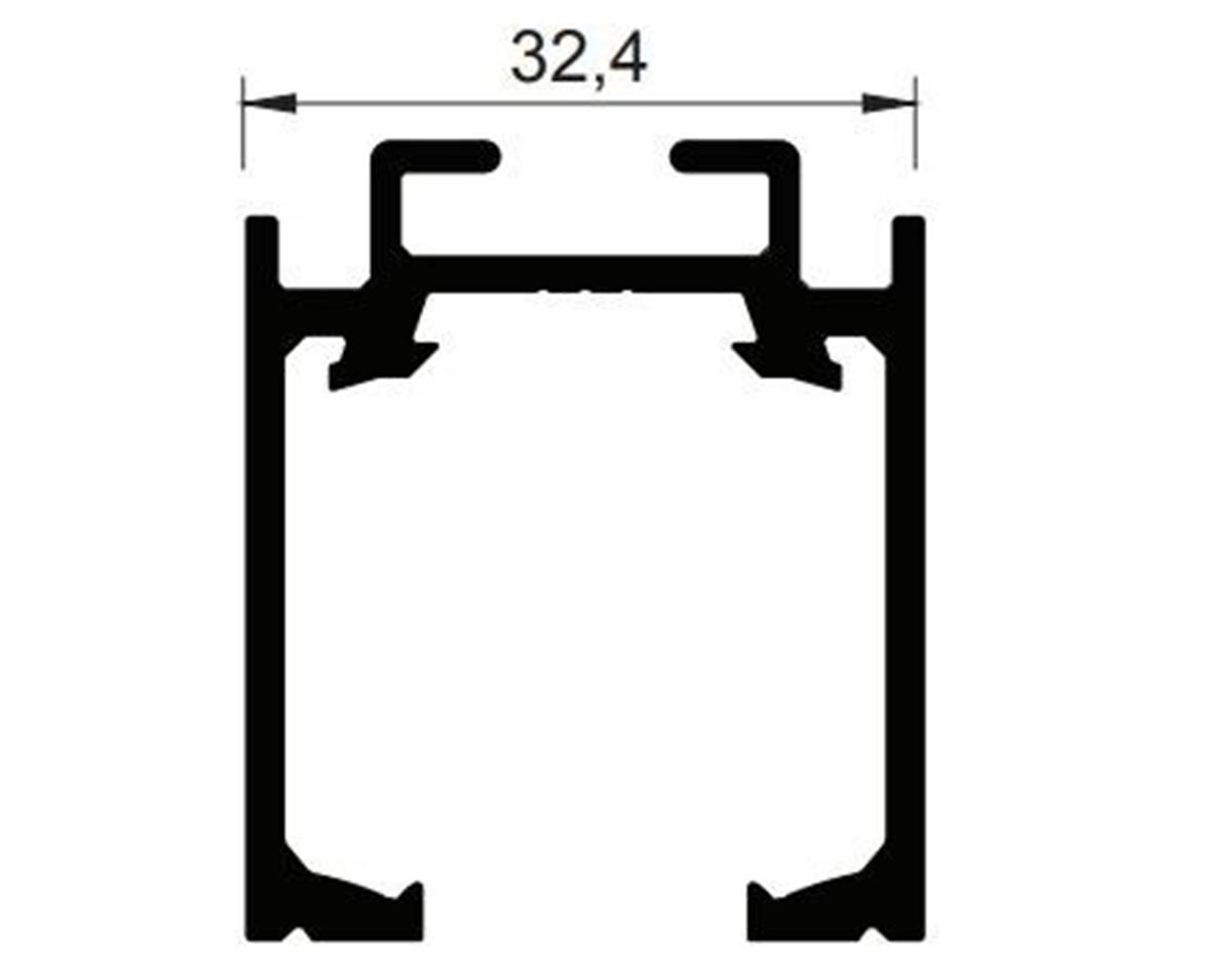 KAPI SURGU 9775 PROFIL ALM. KAPI RAY ALT UST 2MT MAT ELOKSAL